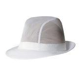 Dennys White Unisex Trilby Hat